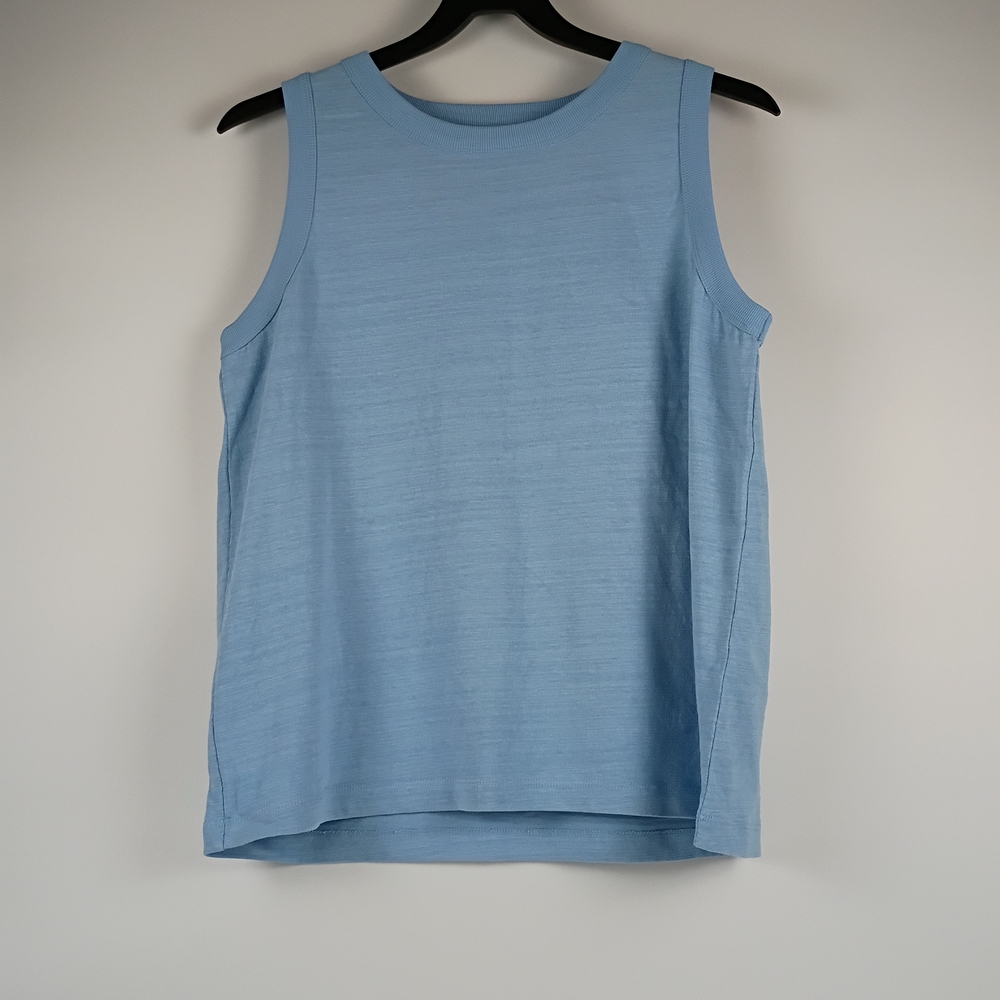 Light Blue Sleeveless Women's Top